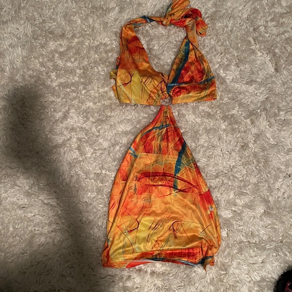 Multi colored Mini Dress - Picture 3 of 5